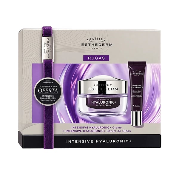 Coffret Esthederm Intensive Hyaluronic+ Creme 50ml com Oferta de Intensive Hyaluronic+ Sérum Olhos 15ml - Farmácia Garcia