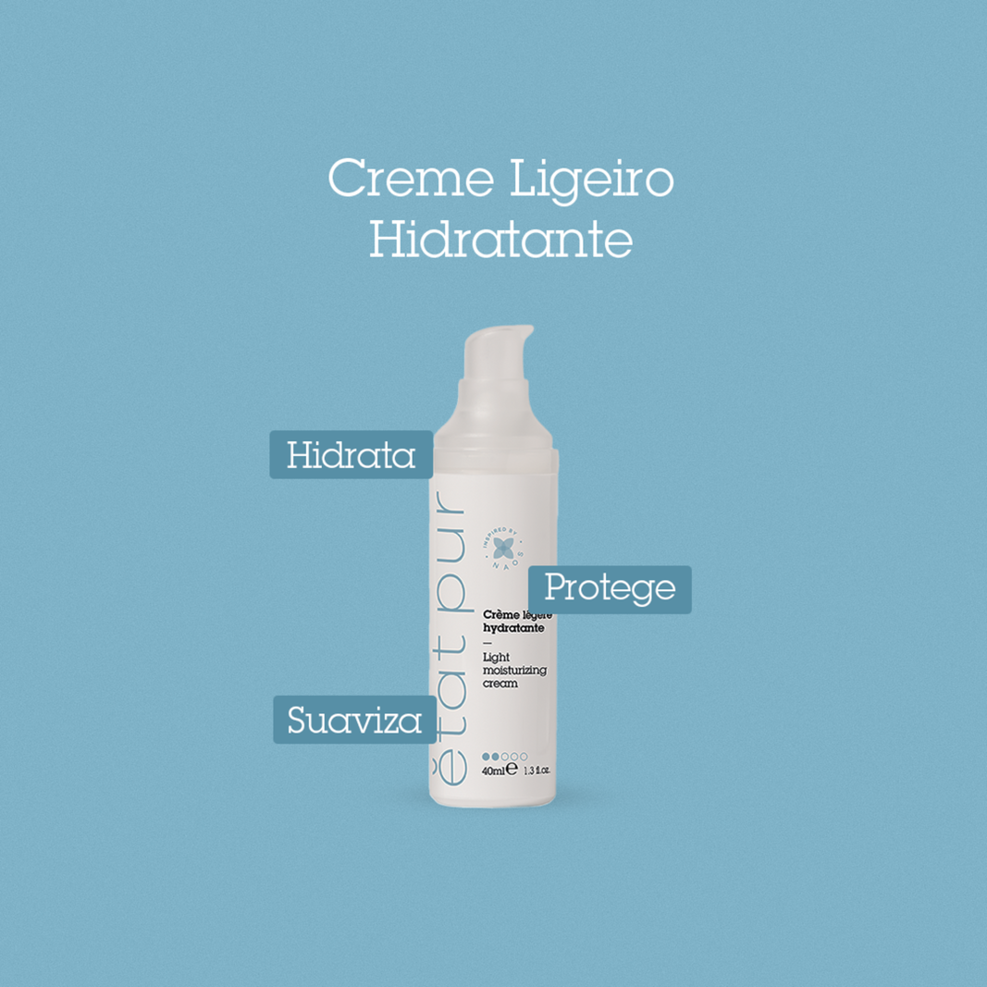 Creme Ligeiro Hidratante 40ml - Farmácia Garcia