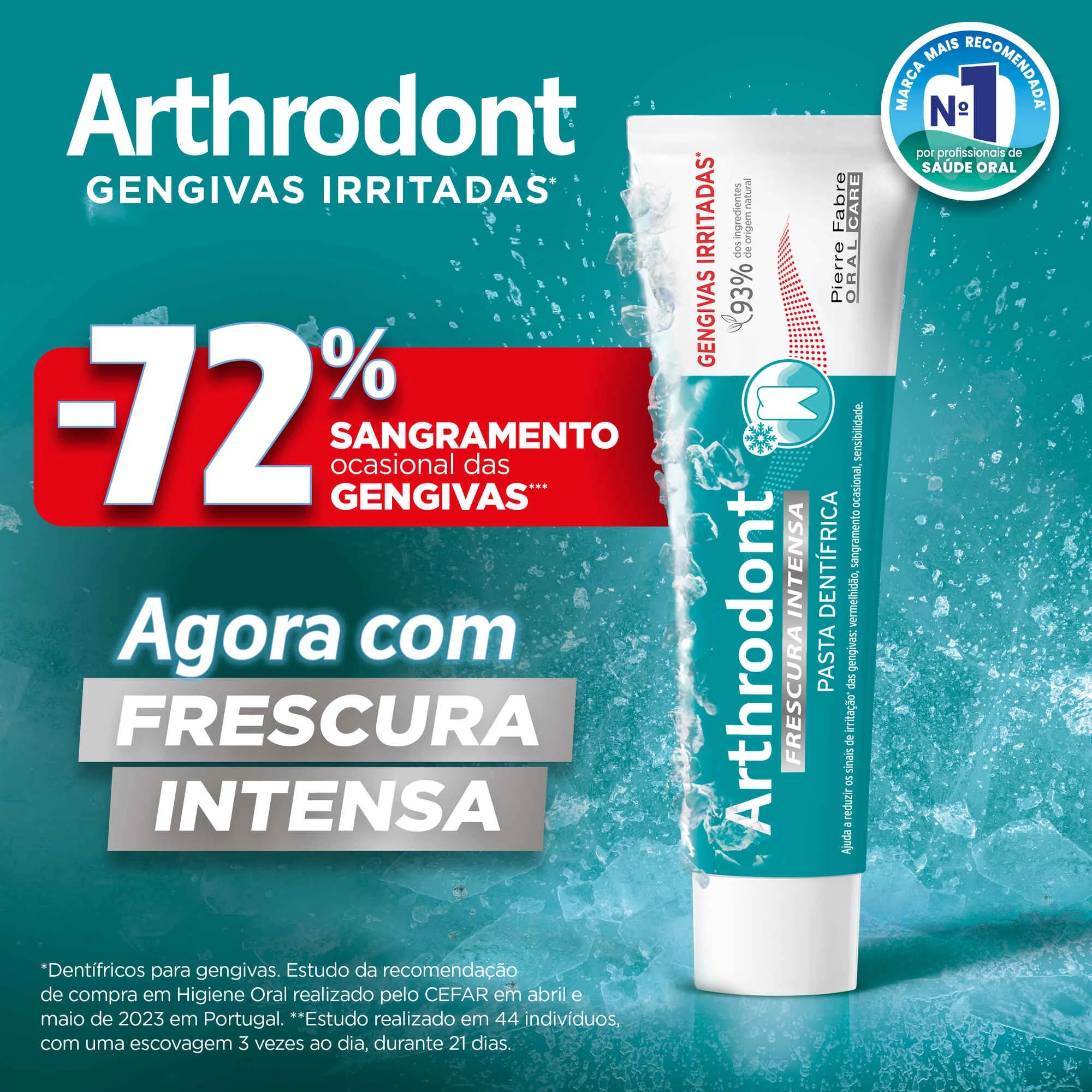 Arthrodont Gengivas Irritadas Frescura Intensa 75ml