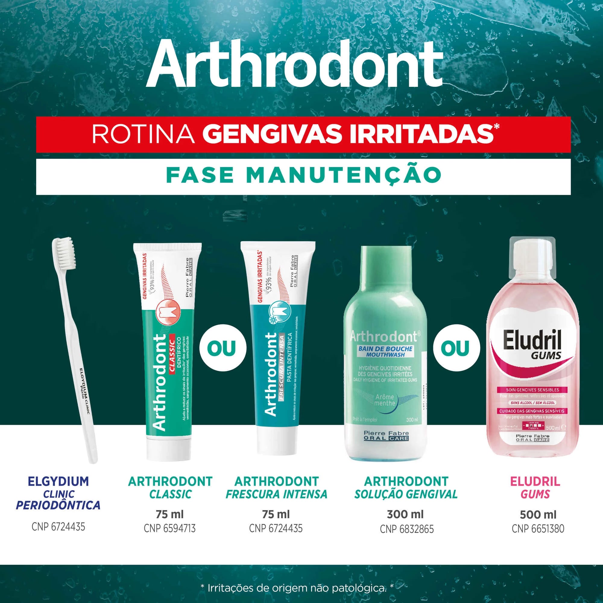 Arthrodont Gengivas Irritadas Frescura Intensa 75ml