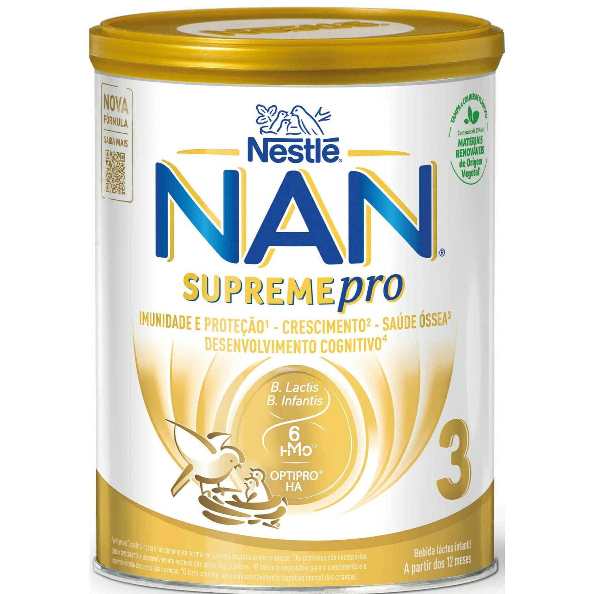 NAN Supreme Pro 3 Leite Crescimento 800g - Farmácia Garcia