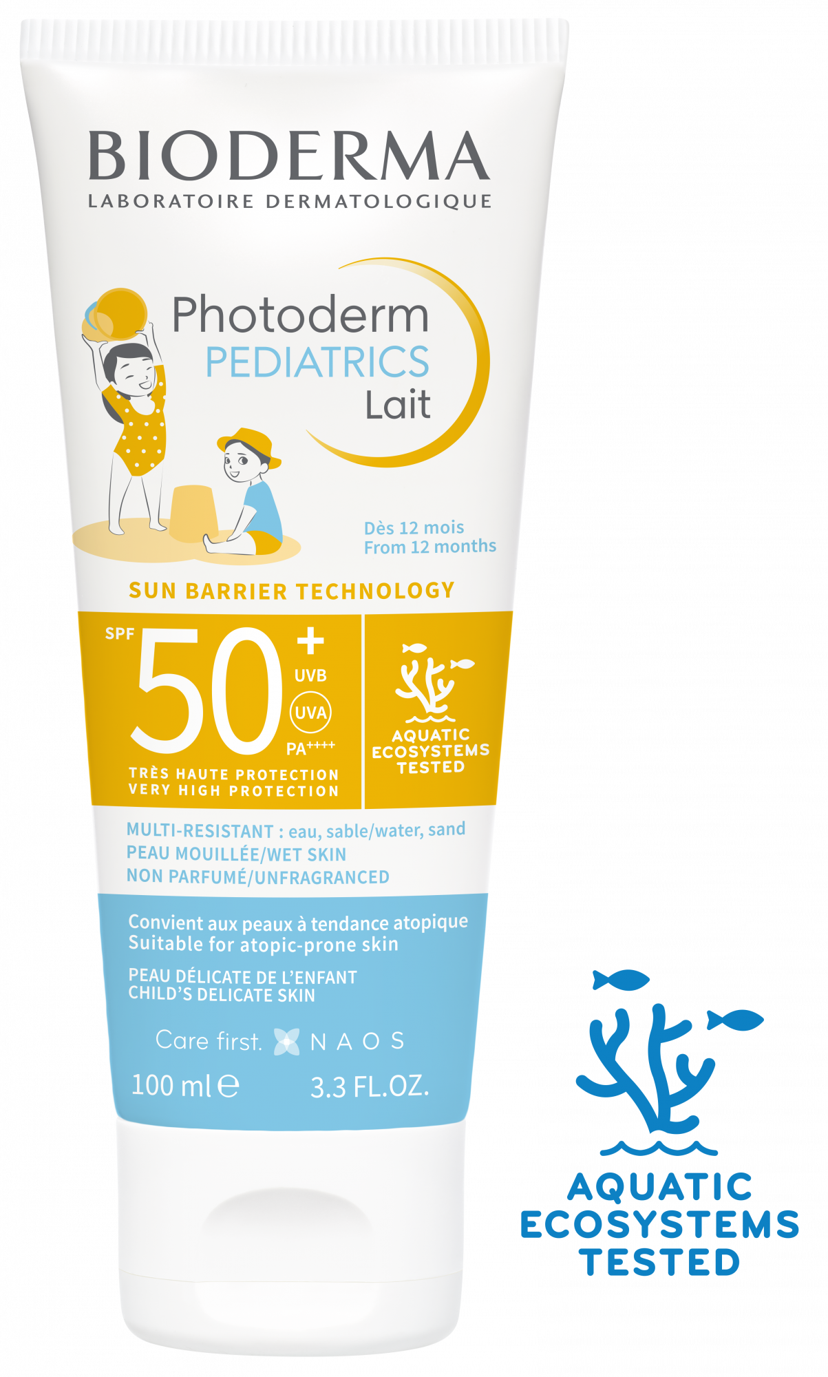 Bioderma Photoderm Pediatrics Lait SPF50+ 100ml - Farmácia Garcia