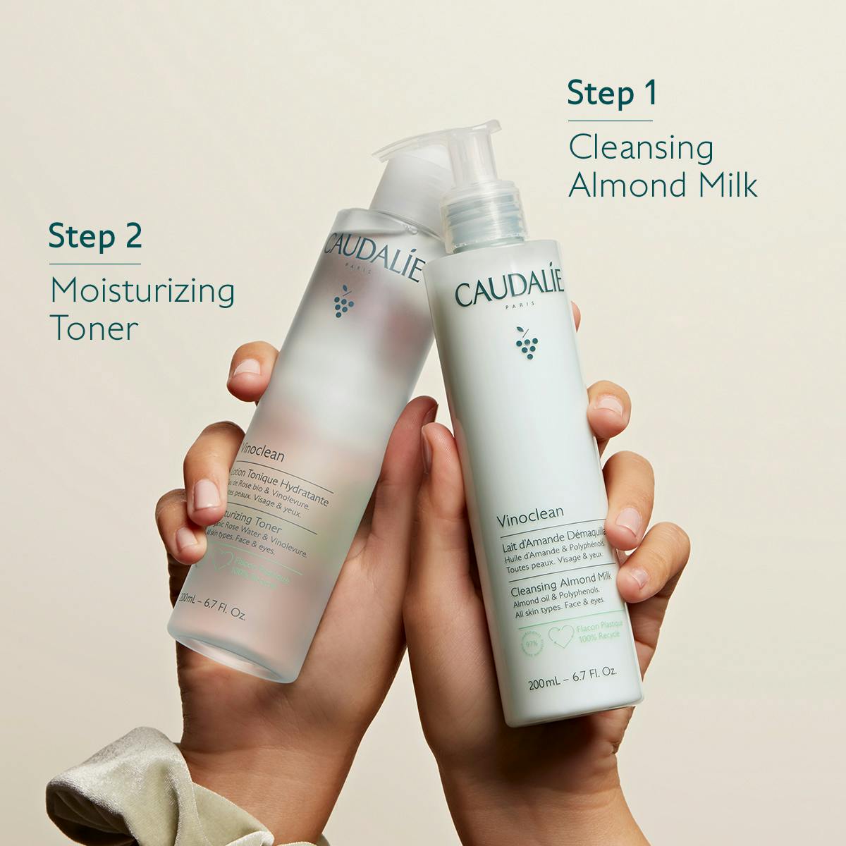 Caudalie Vinoclean Loção Tónica Hidratante 400ml