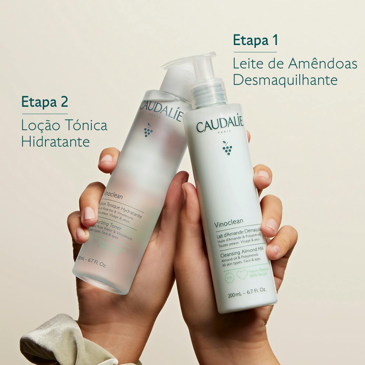 Caudalie Vinoclean Leite de Amêndoas Desmaquilhante 400ml