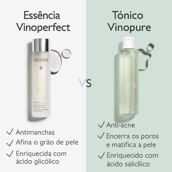 Vinoperfect Essência Glicólica Concentrada Luminosidade 100ml - Farmácia Garcia