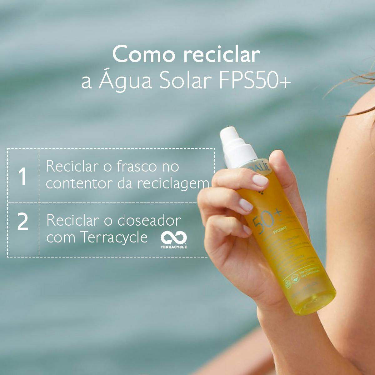 Vinosun Protect Água Solar de Proteção Muito Elevada FPS50+ 150ml - Farmácia Garcia
