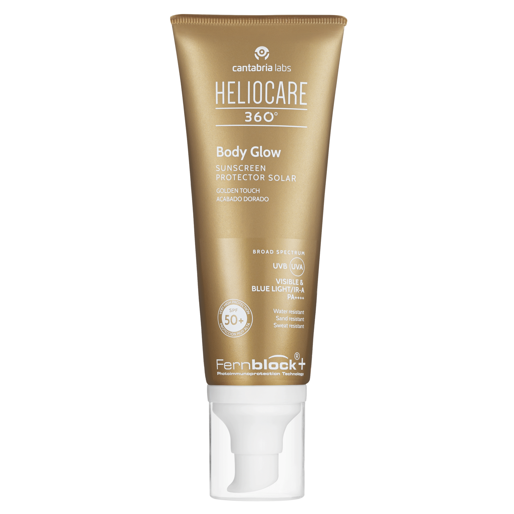 Heliocare 360 Body Glow Fluido SPF50+ 100ml - Farmácia Garcia