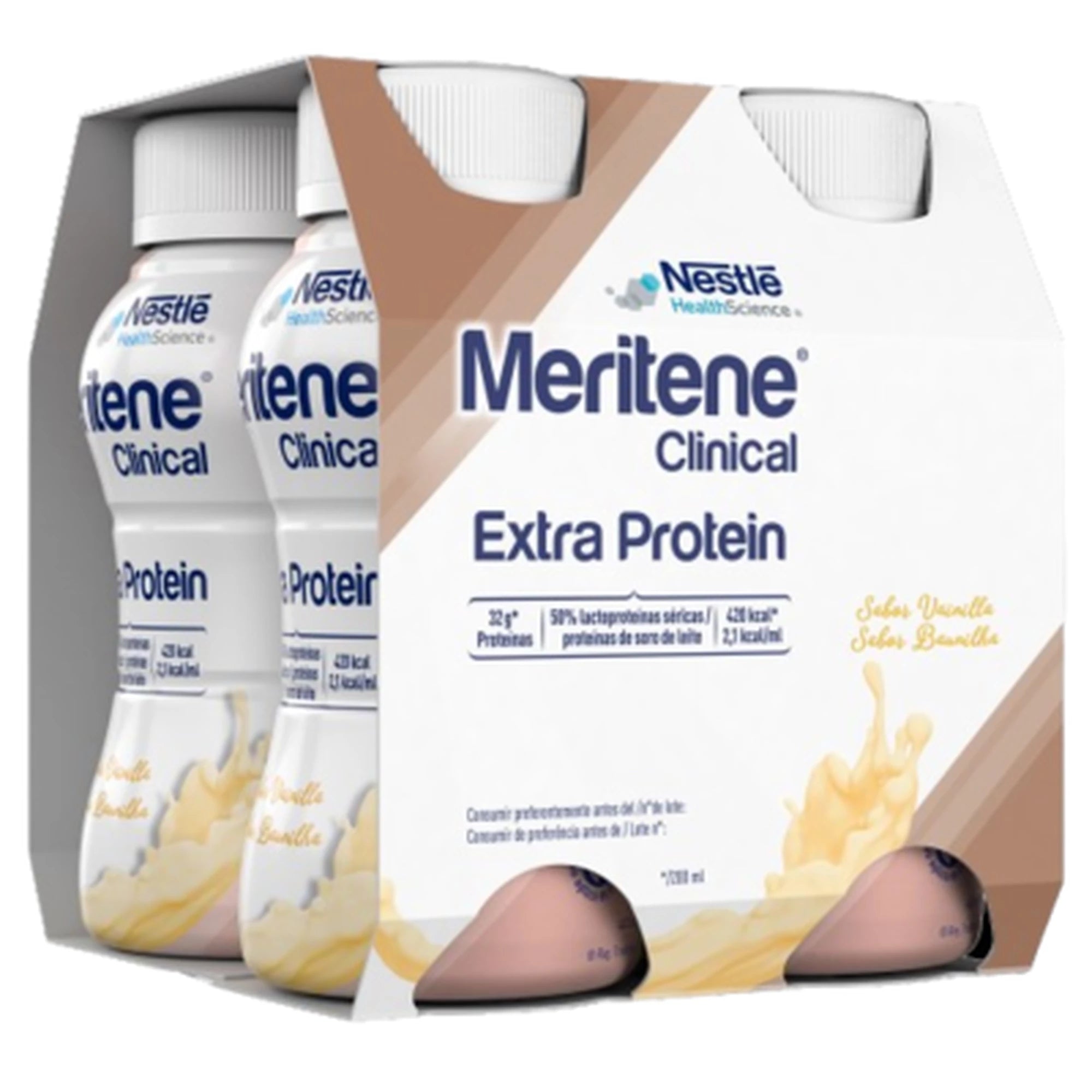 Meritene Clinical Extra Proteina Baunilha 200ml 4 Unidades