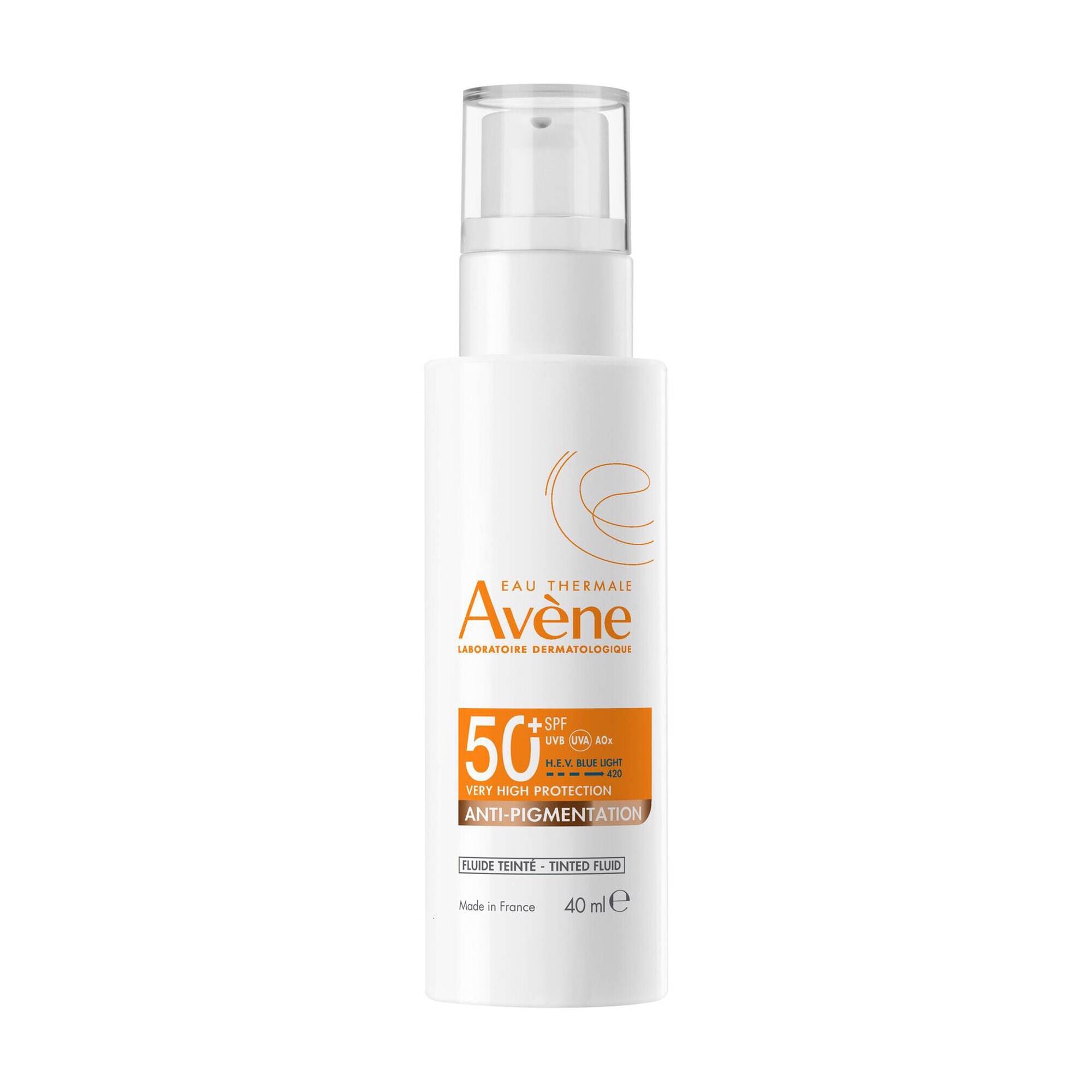 Avène Solar Fluido Com Cor Anti-Age High Protection SPF50 40ml