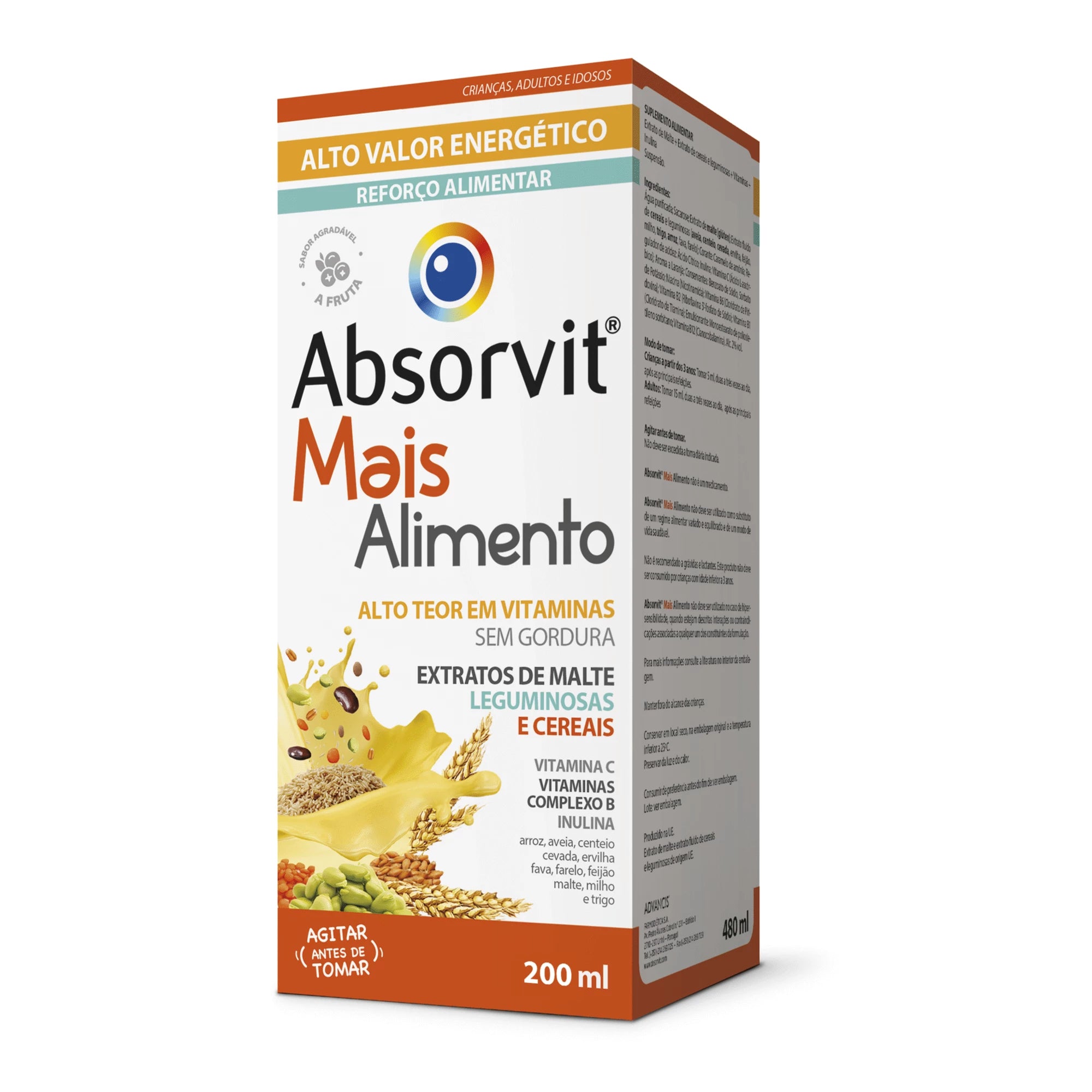 Absorvit Mais Alimento 200 ml
