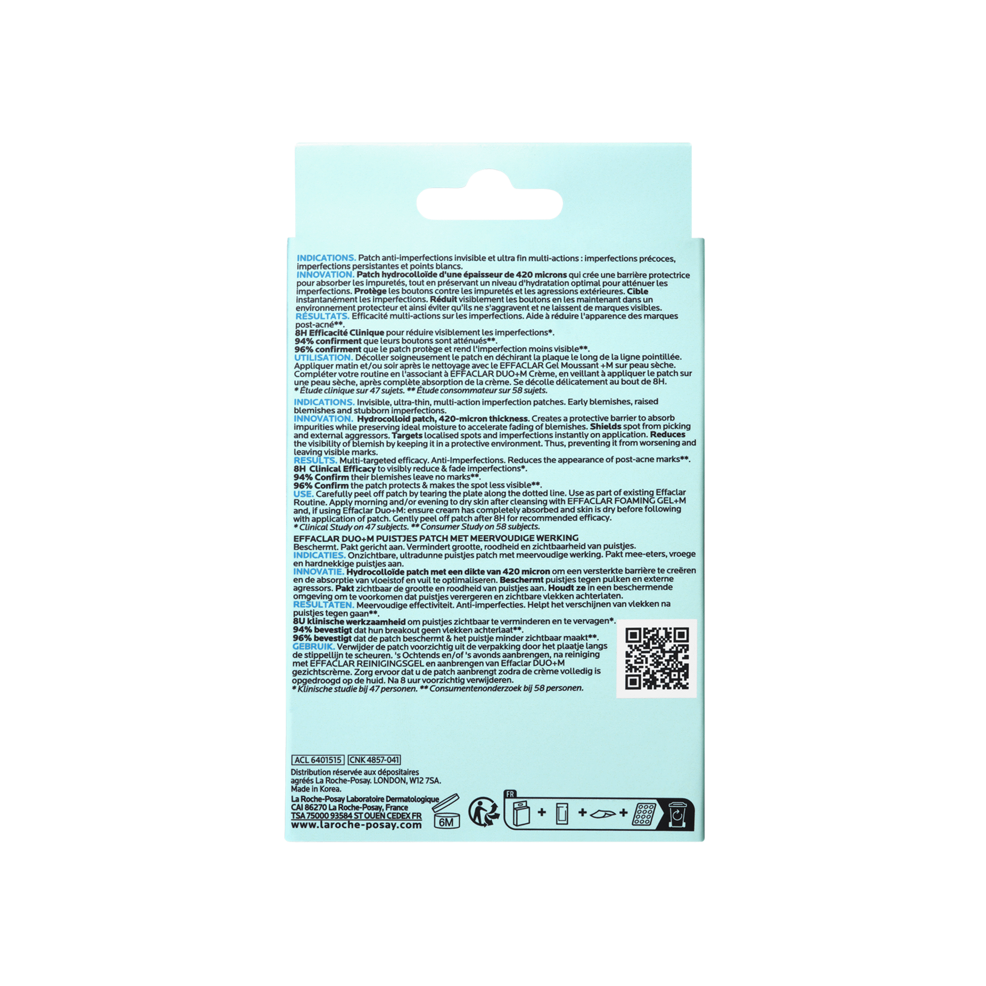 La Roche-Posay Effaclar Duo+M 22 Patches Anti-Imperfeições - Farmácia Garcia