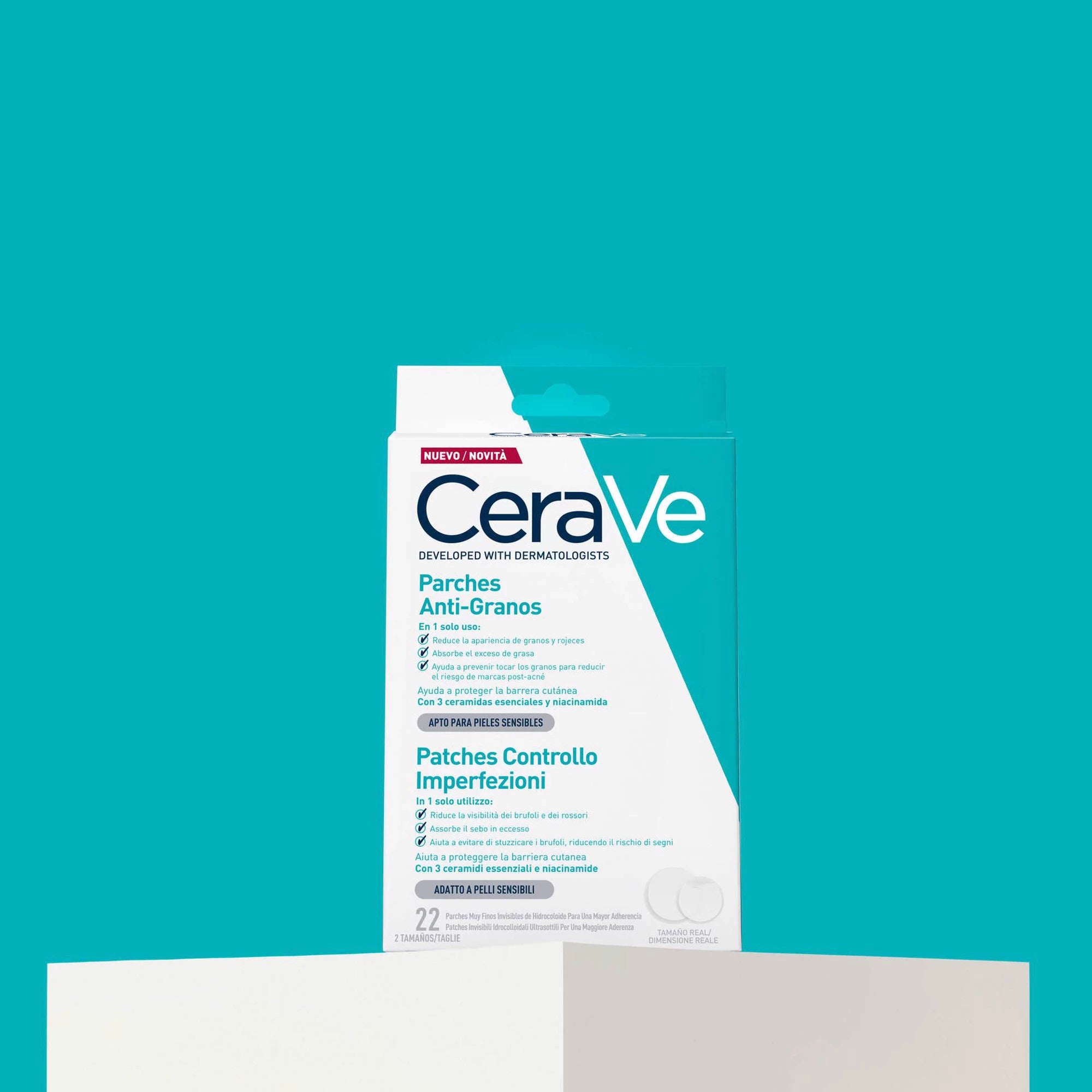 Cerave 22 Adesivos Anti-Borbulhas - Farmácia Garcia