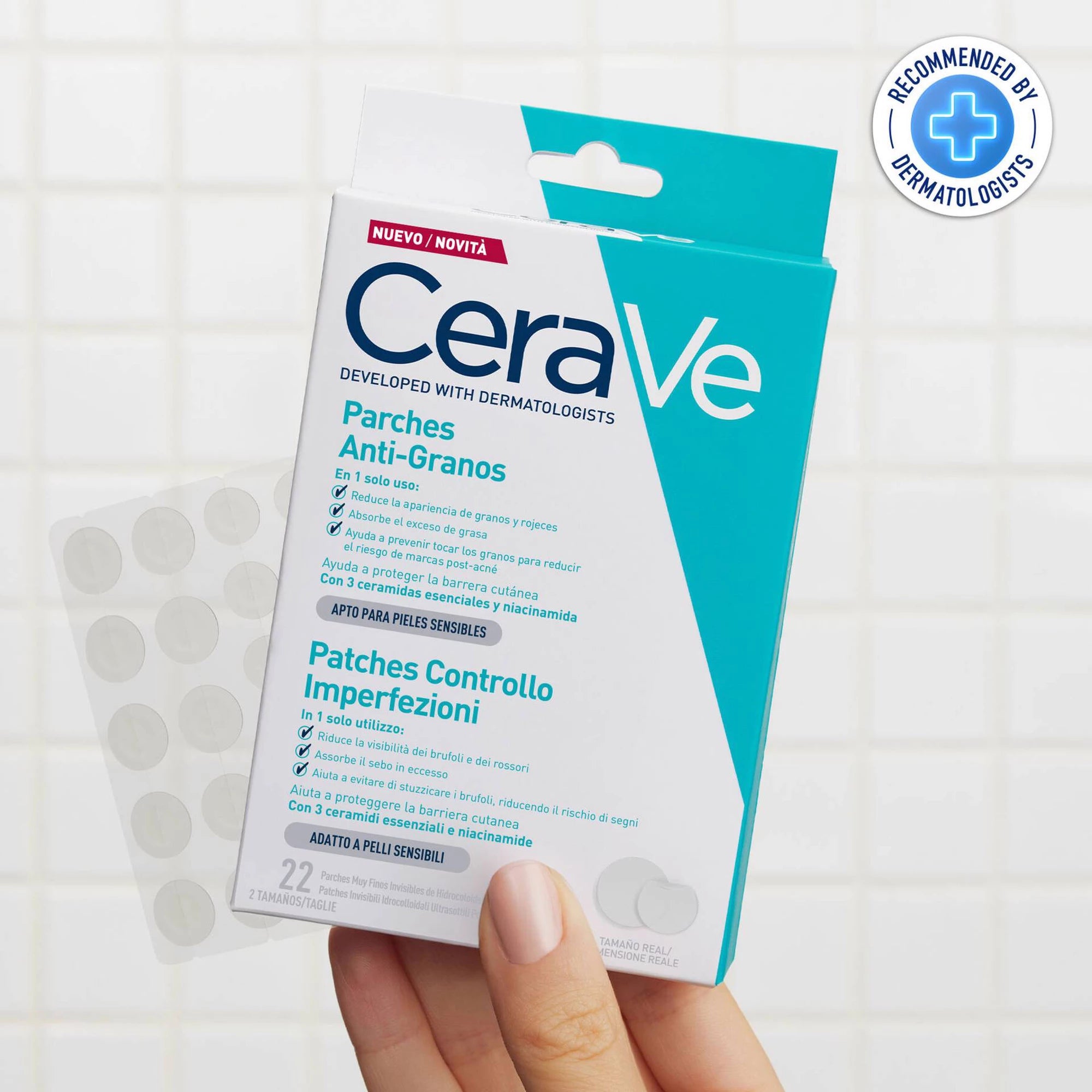 Cerave 22 Adesivos Anti-Borbulhas - Farmácia Garcia