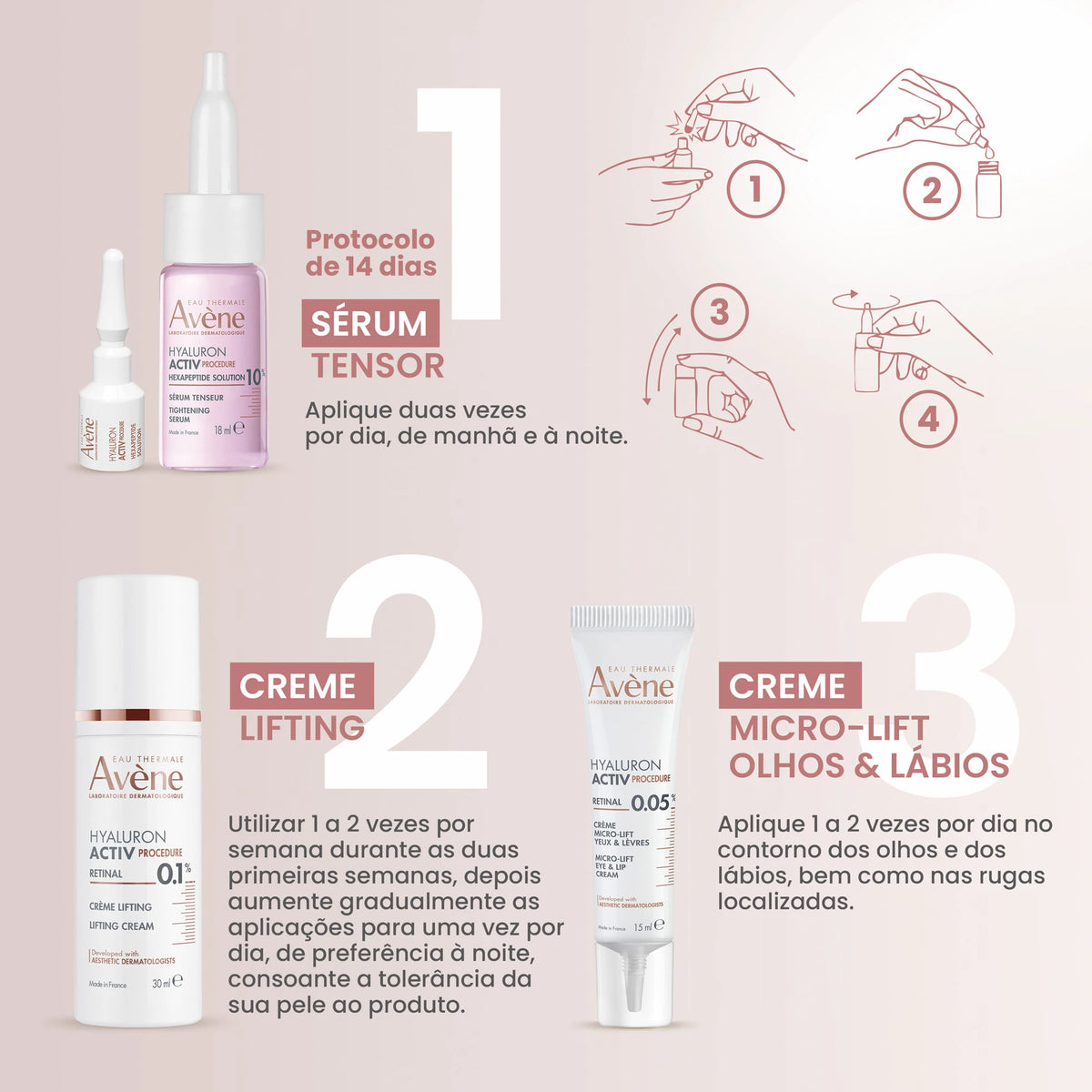 Avène Coffret Hyaluron Activ Procedure Creme Lifting- 0.1% Retinal