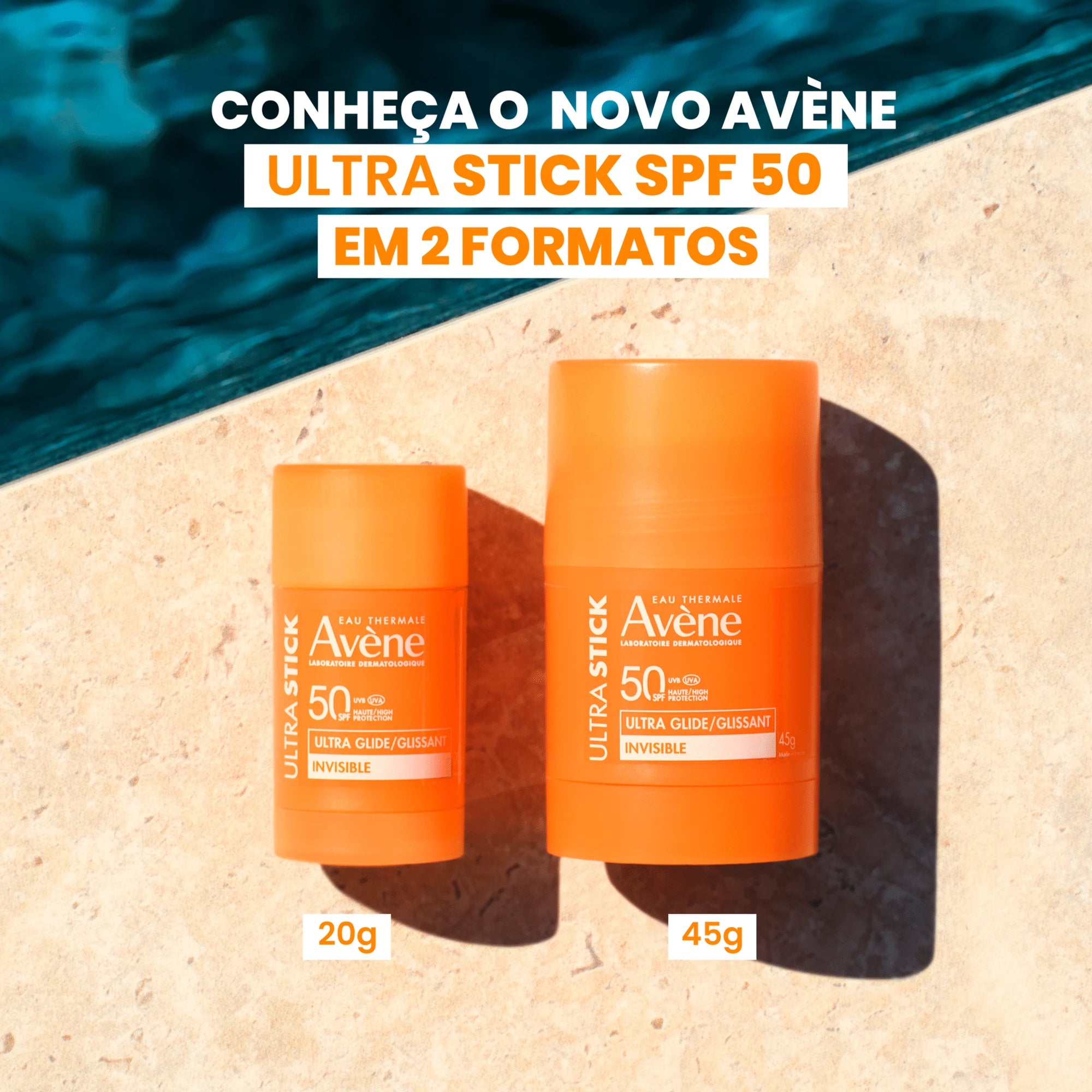 Avene Solar Ultra Stick Invisível SPF50 20g - Farmácia Garcia