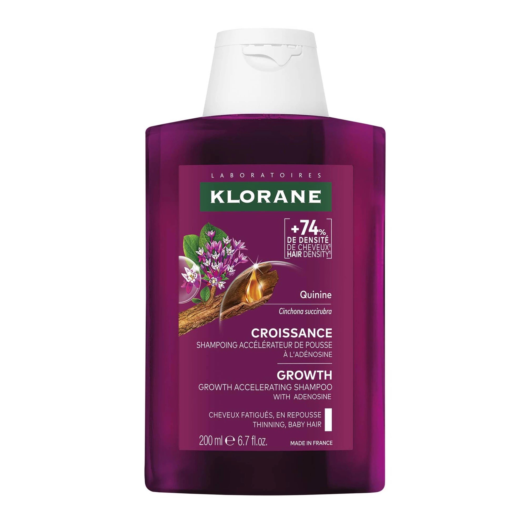 Klorane Capilar Quinina Champô Acelerador Crescimento 200ml - Farmácia Garcia
