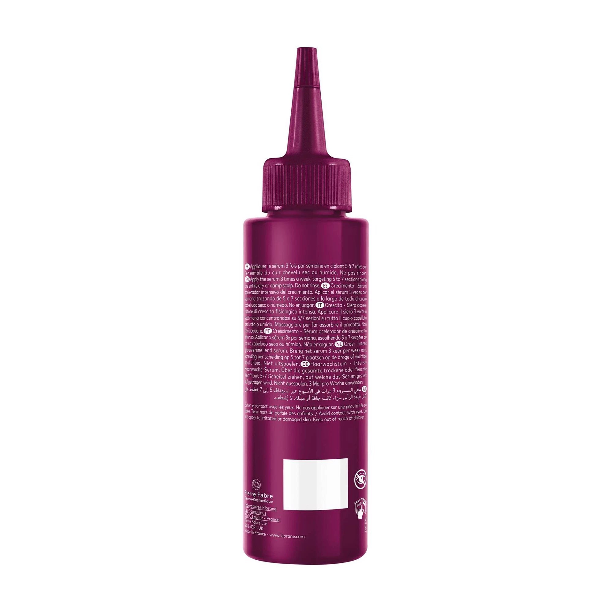 Klorane Capilar Quinina Sérum Acelerador Crescimento 100ml - Farmácia Garcia