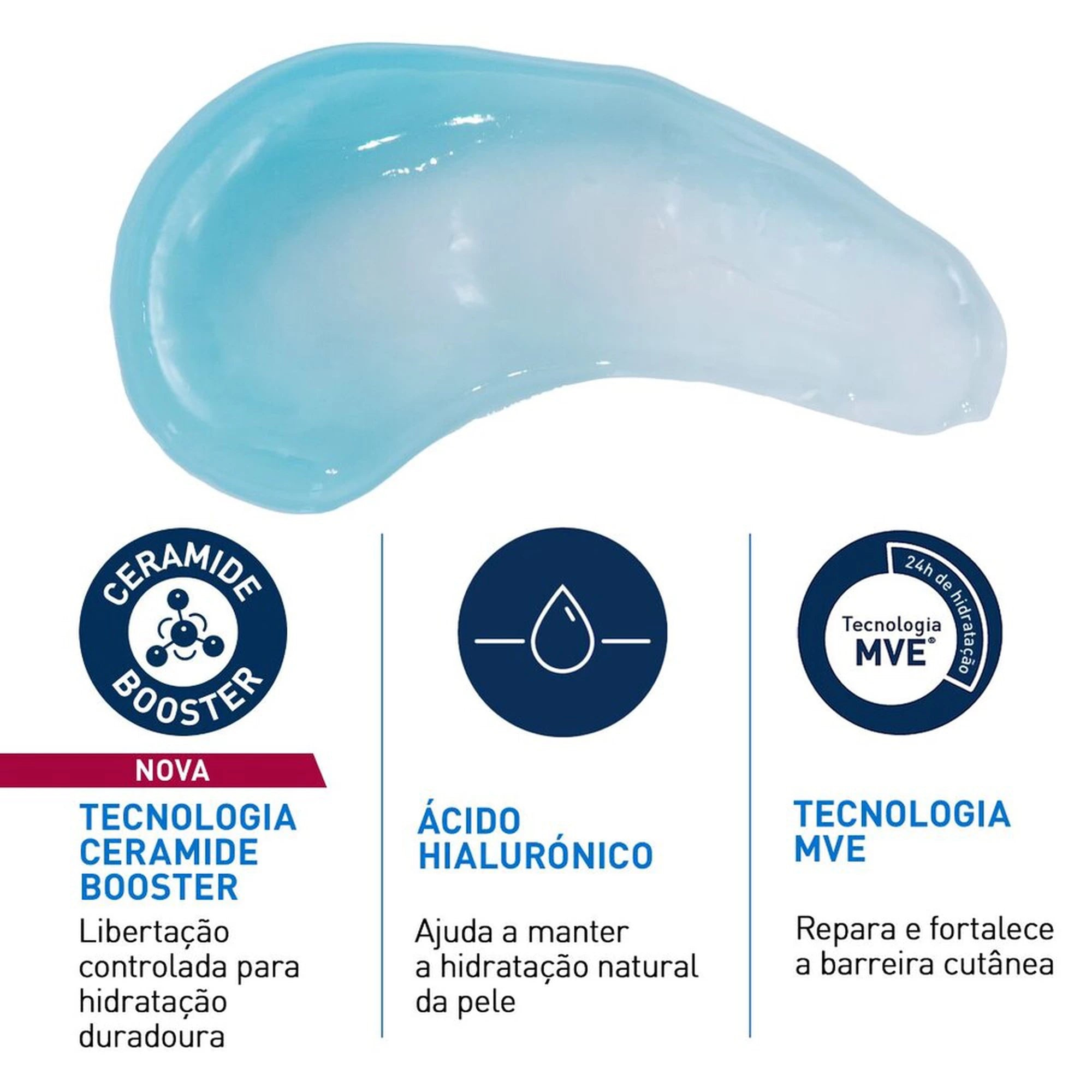 CeraVe HA Water Gel Hidratante 48ml - Farmácia Garcia