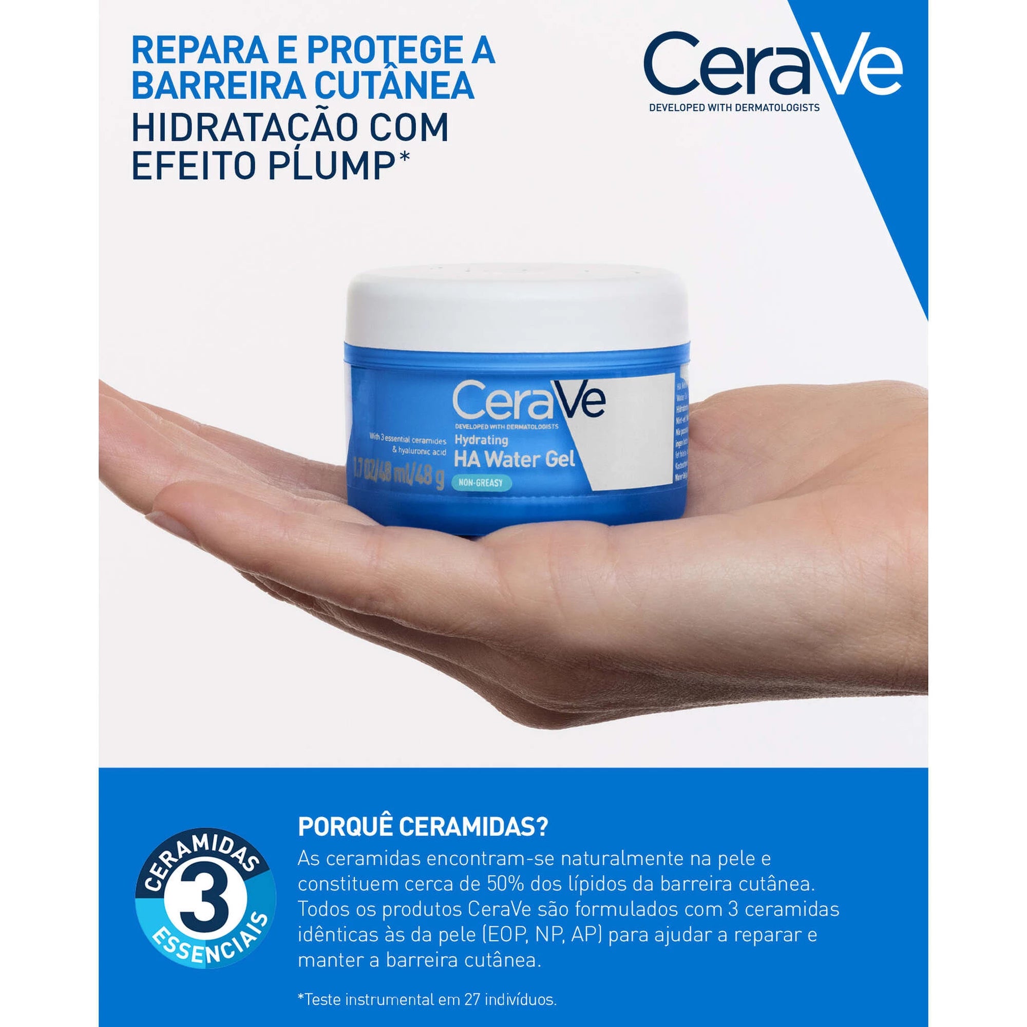 CeraVe HA Water Gel Hidratante 48ml - Farmácia Garcia
