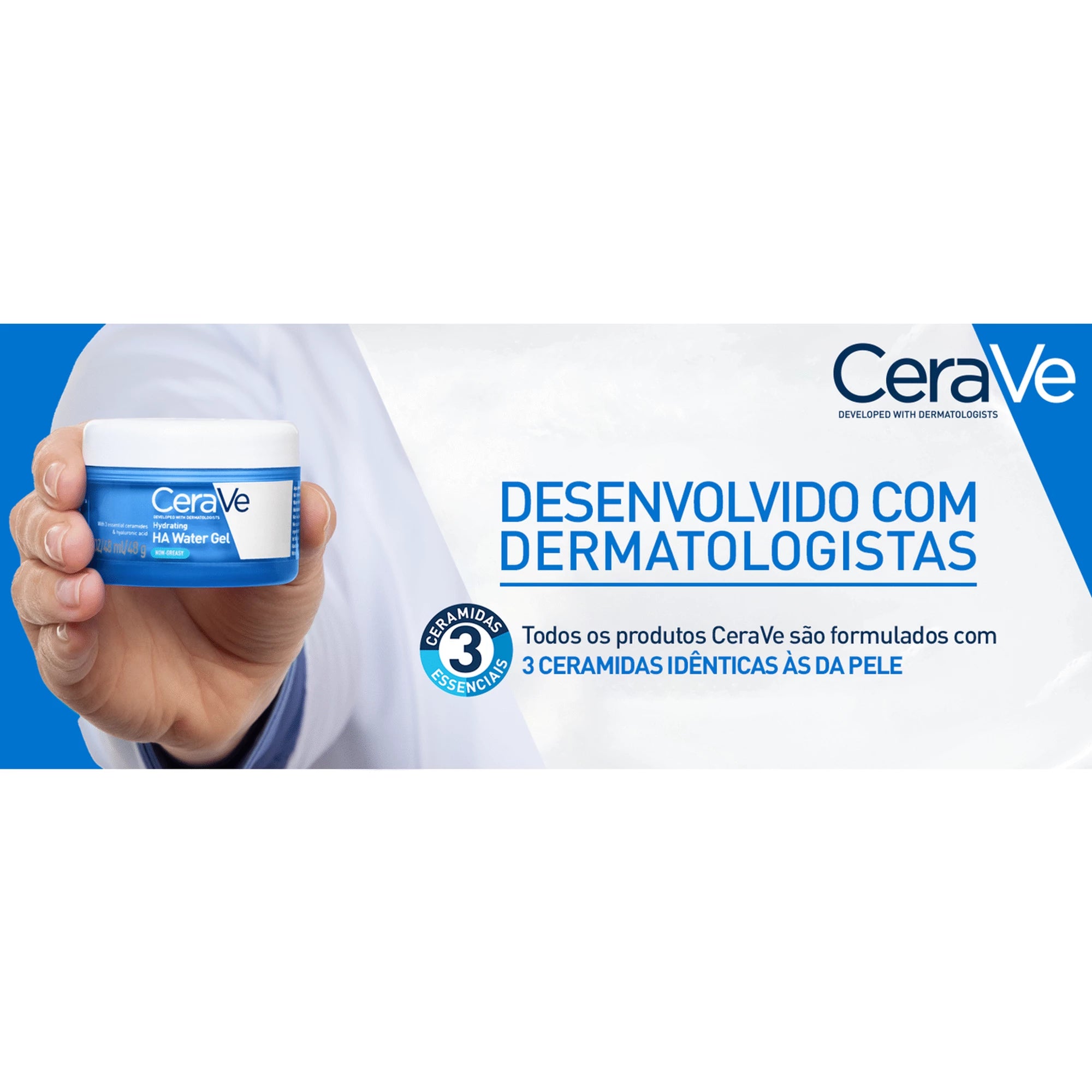 CeraVe HA Water Gel Hidratante 48ml - Farmácia Garcia