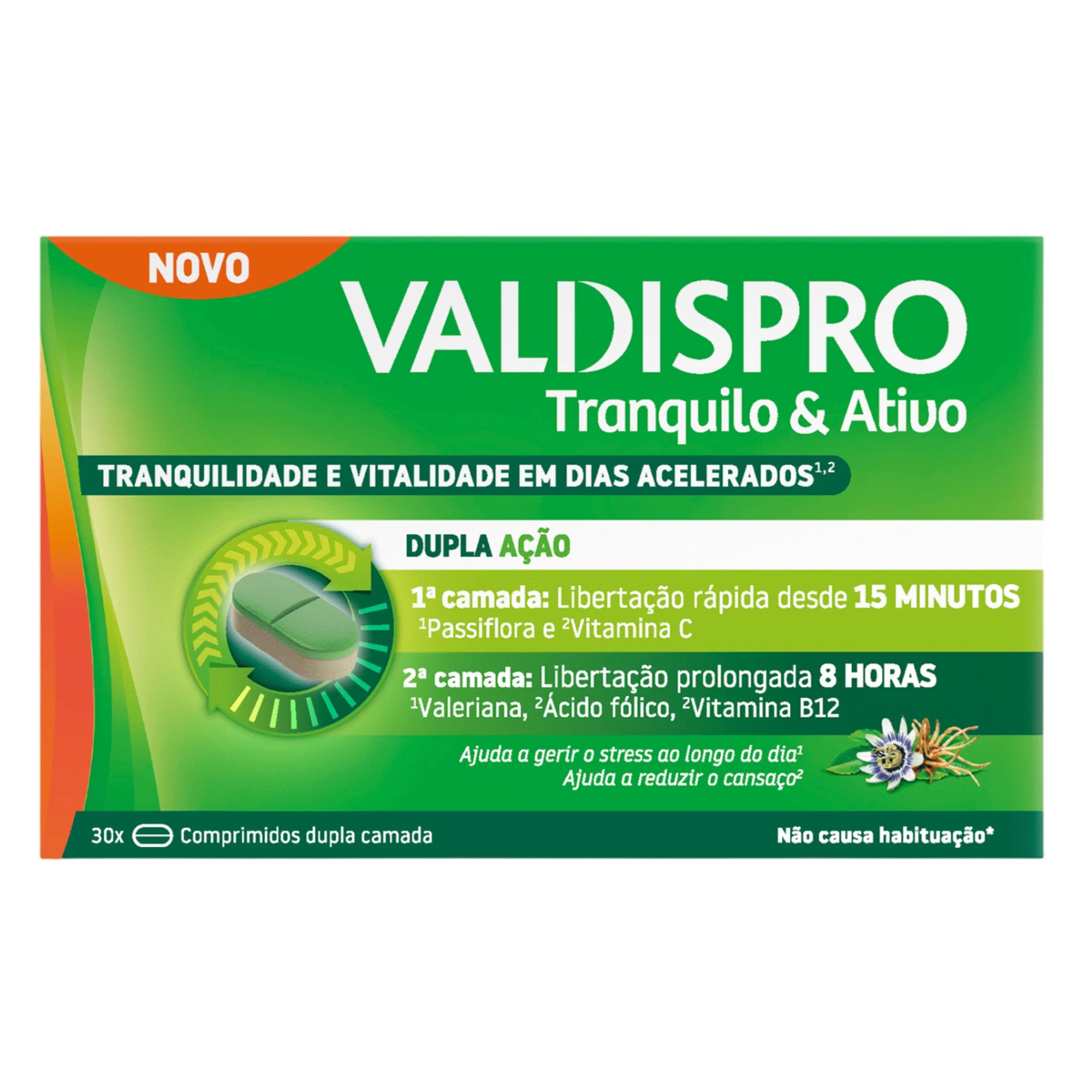 VALDISPRO Tranquilo e Ativo 30 Comprimidos
