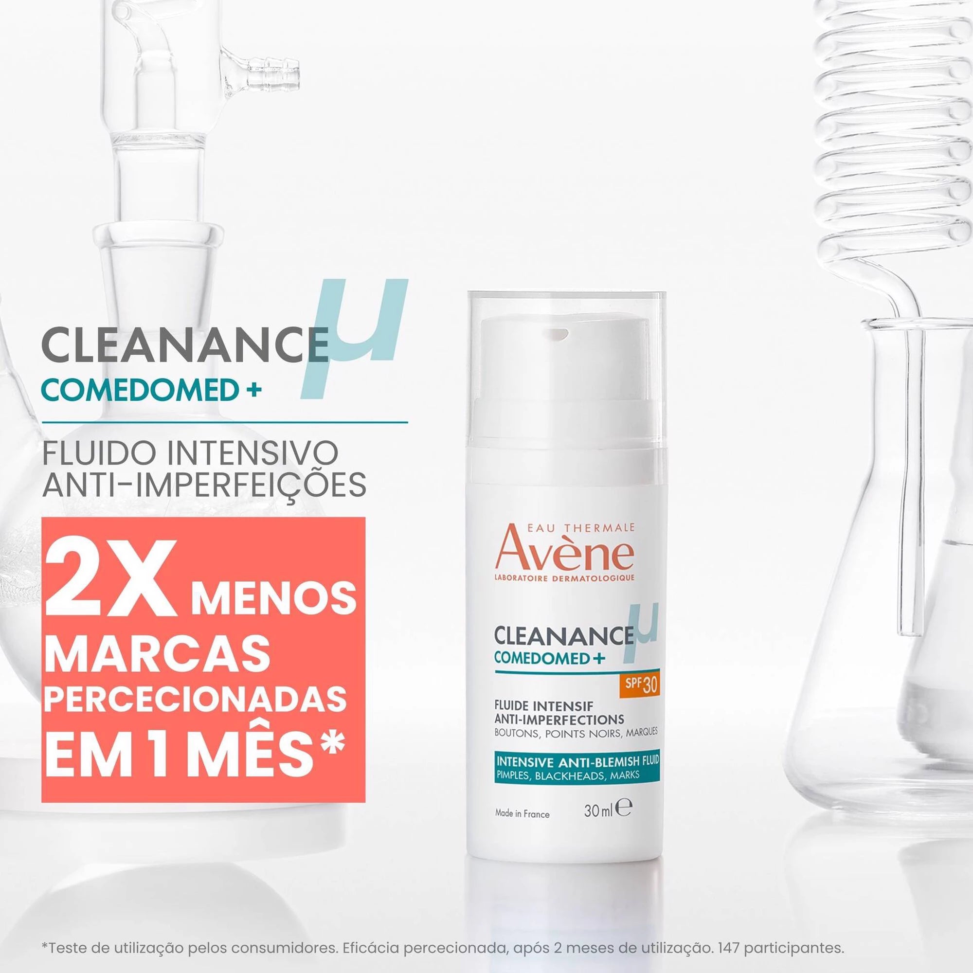 Avene Cleanance Comedomed+ Fluído SPF30 30ml