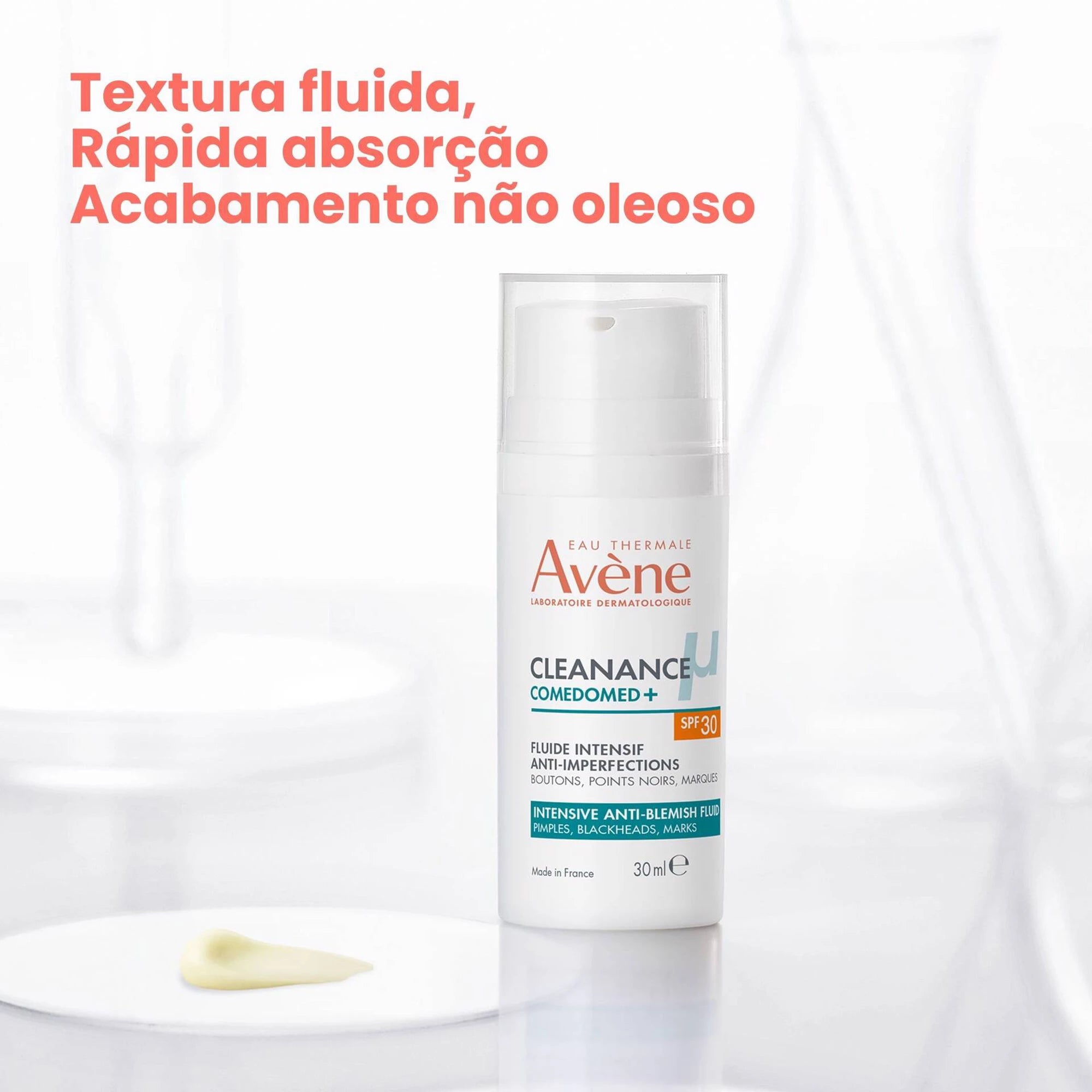Avene Cleanance Comedomed+ Fluído SPF30 30ml
