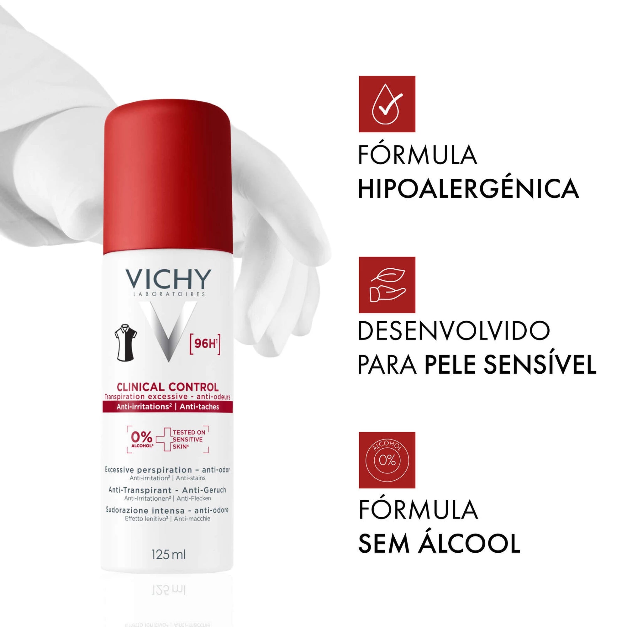 Vichy Deo Clinic Control Aerossol 125ml