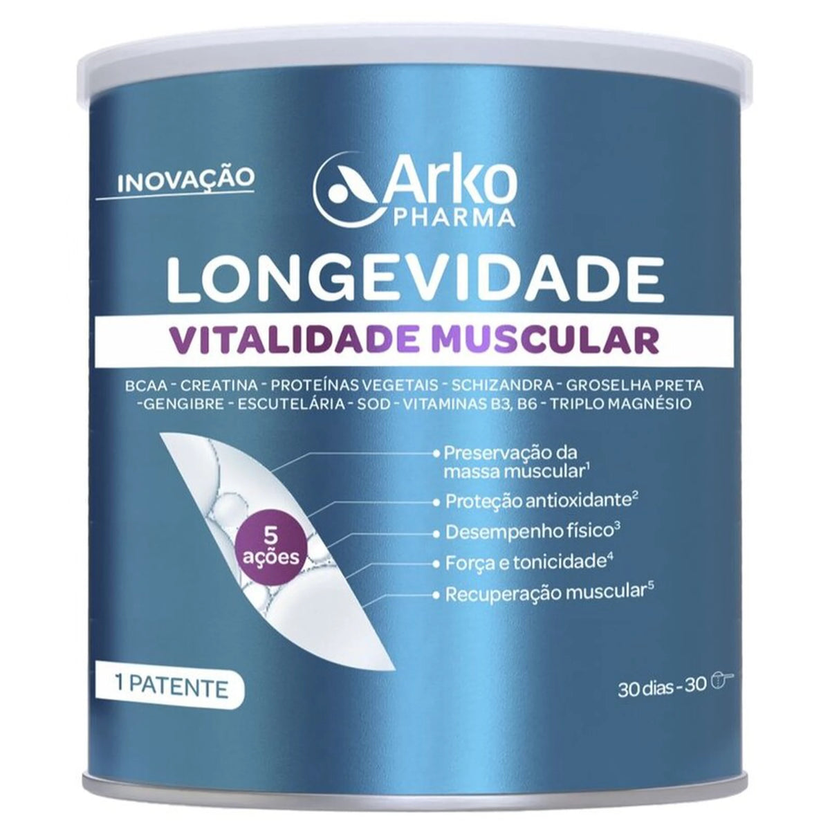 Arkopharma Longevidade Vitalidade Muscular Pó 285g