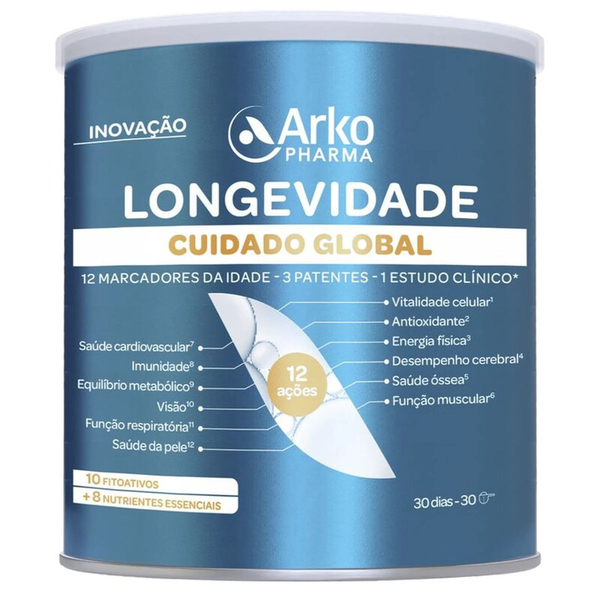 Arkopharma Longevidade Cuidado Global Pó 285g