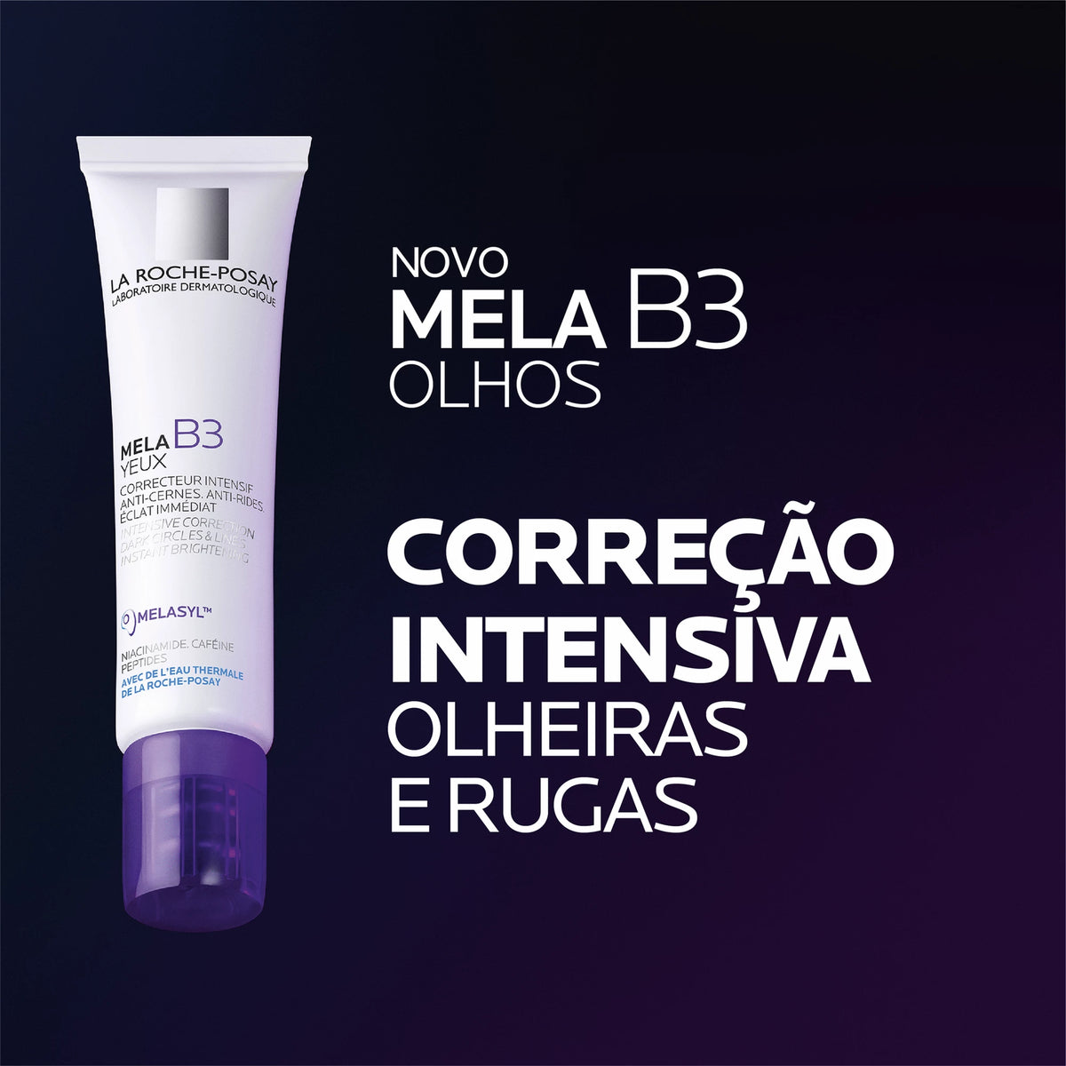 La Roche Posay Mela B3 Creme Contorno de Olhos Intensivo 15ml - Farmácia Garcia
