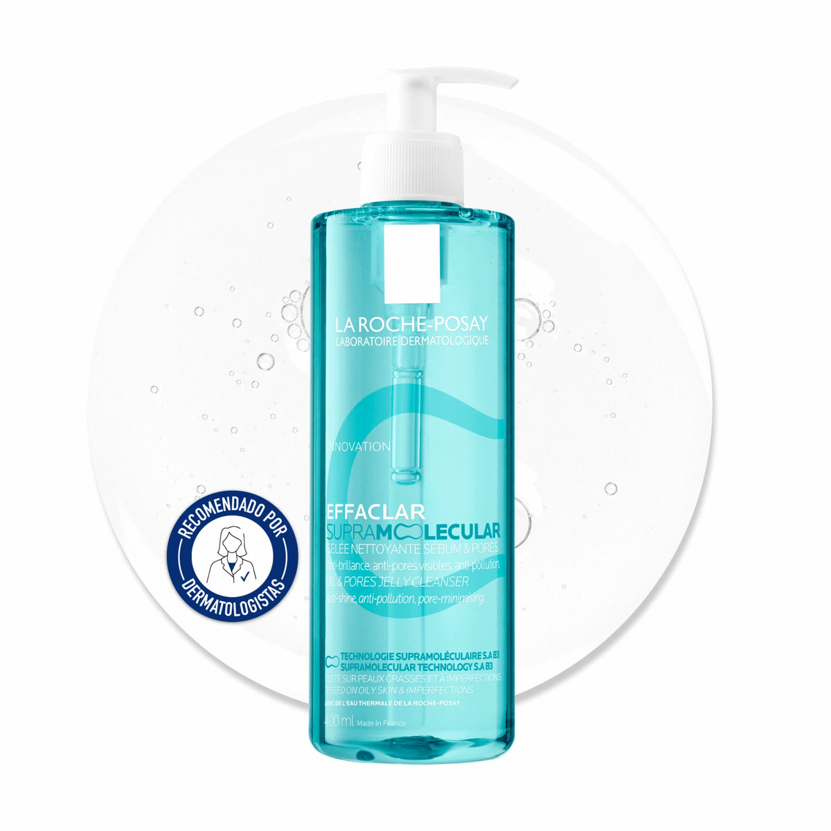 Effaclar Supramolecular Gel de Limpeza para pele Oleosa e Poros Invisíveis 400ml