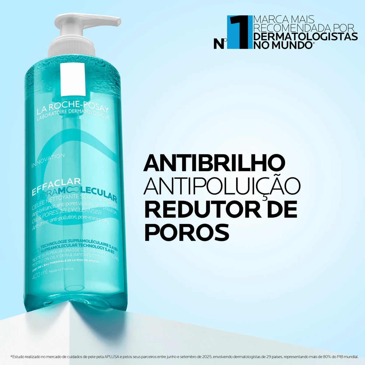 Effaclar Supramolecular Gel de Limpeza para pele Oleosa e Poros Invisíveis 400ml