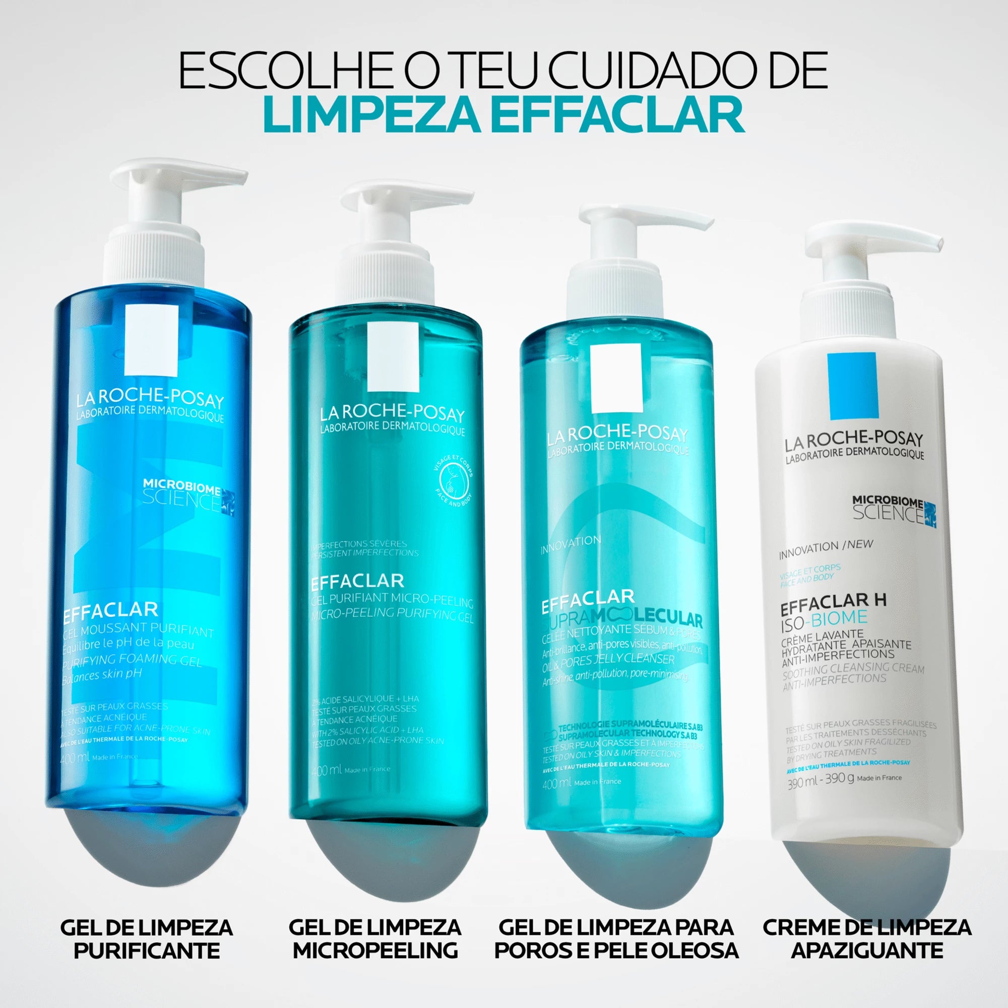Effaclar Supramolecular Gel de Limpeza para pele Oleosa e Poros Invisíveis 400ml