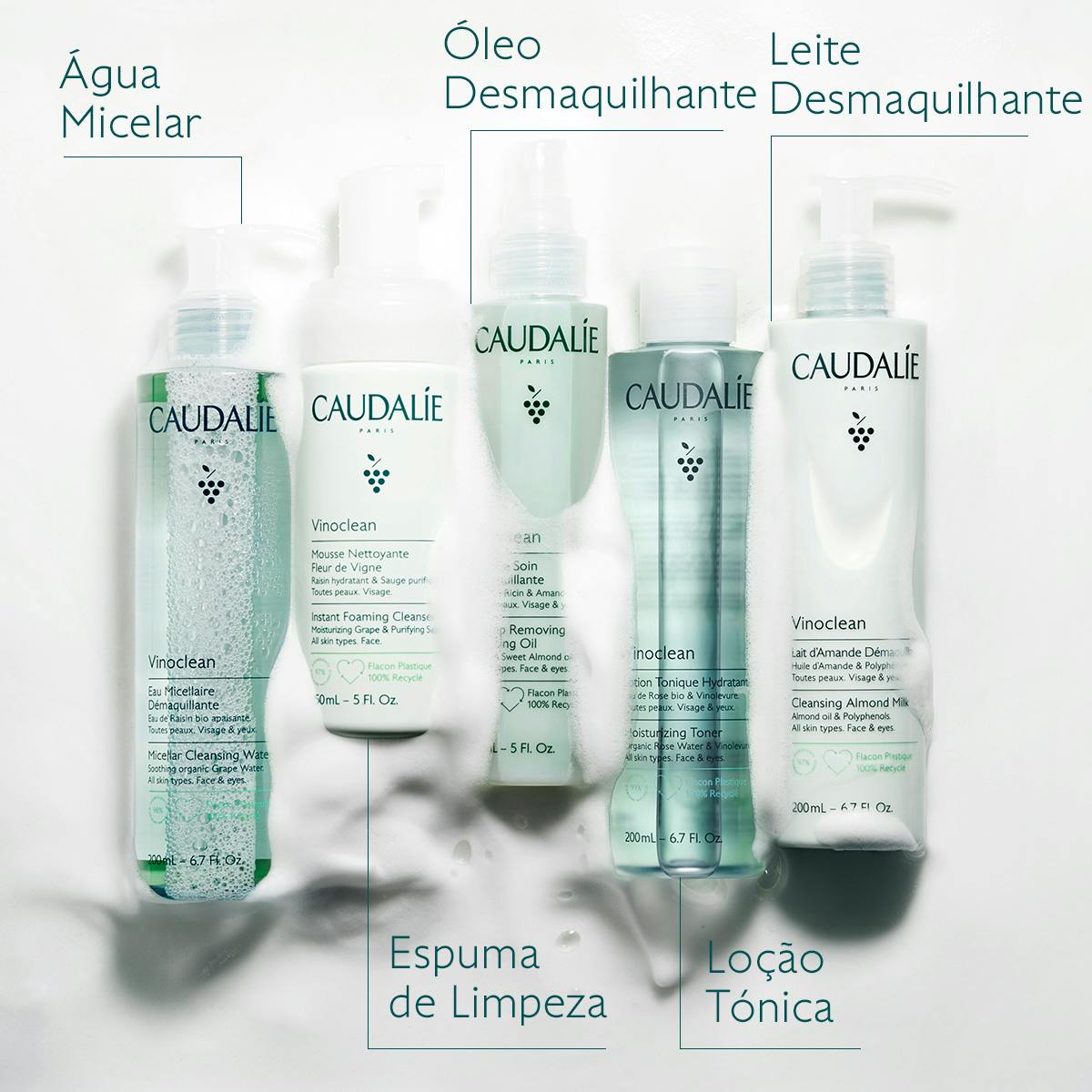 Caudalie Vinoclean Leite de Amêndoas Desmaquilhante 400ml