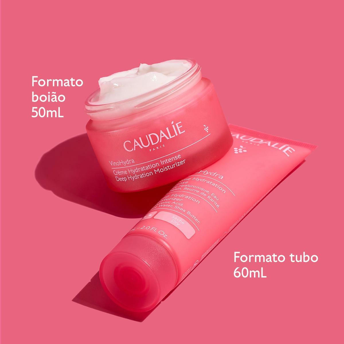 Caudalie VinoHydra Creme Hidratação Intensa 60ml - Farmácia Garcia
