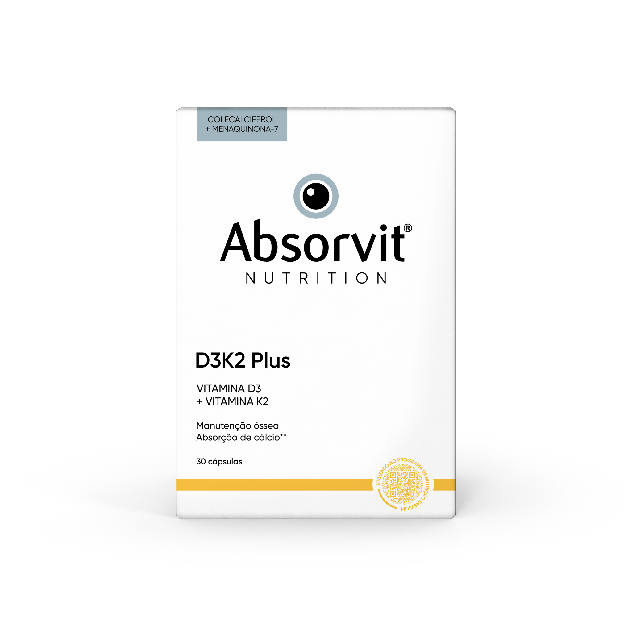 Absorvit Nutrition D3K2 Plus 30 Cápsulas