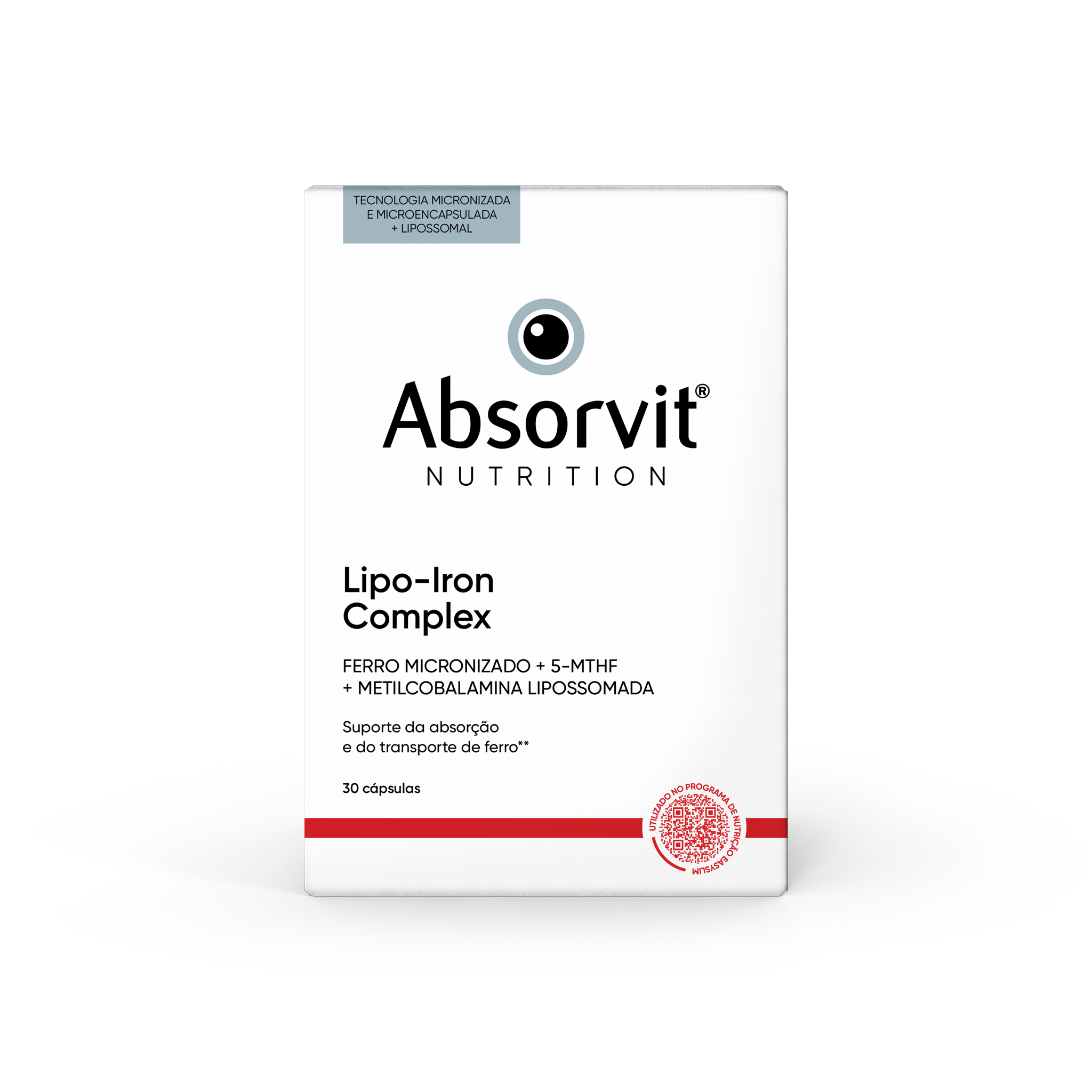 Absorvit Nutrition Lipo-Iron Complex 30 Cápsulas