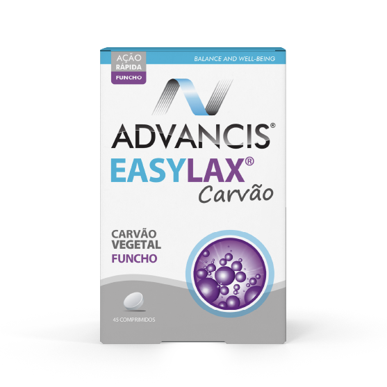 Advancis Easylax Carvão 45 Comprimidos - Farmácia Garcia