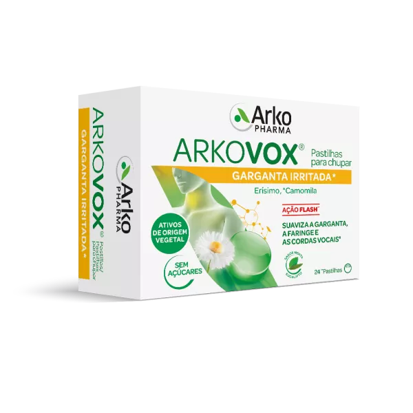 Arkovox Menta Eucalipto 24 Pastilhas - Farmácia Garcia