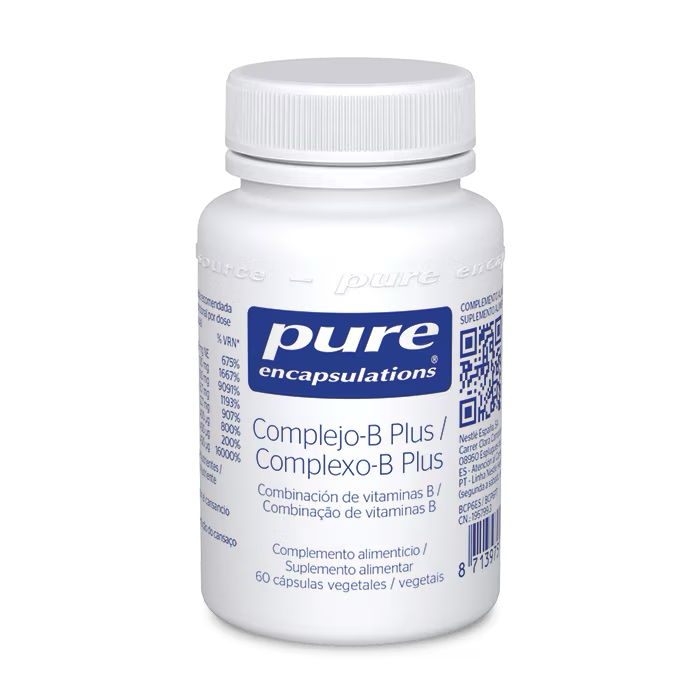 Pure Encapsulations Complexo-B Plus 60 Cápsulas - Farmácia Garcia