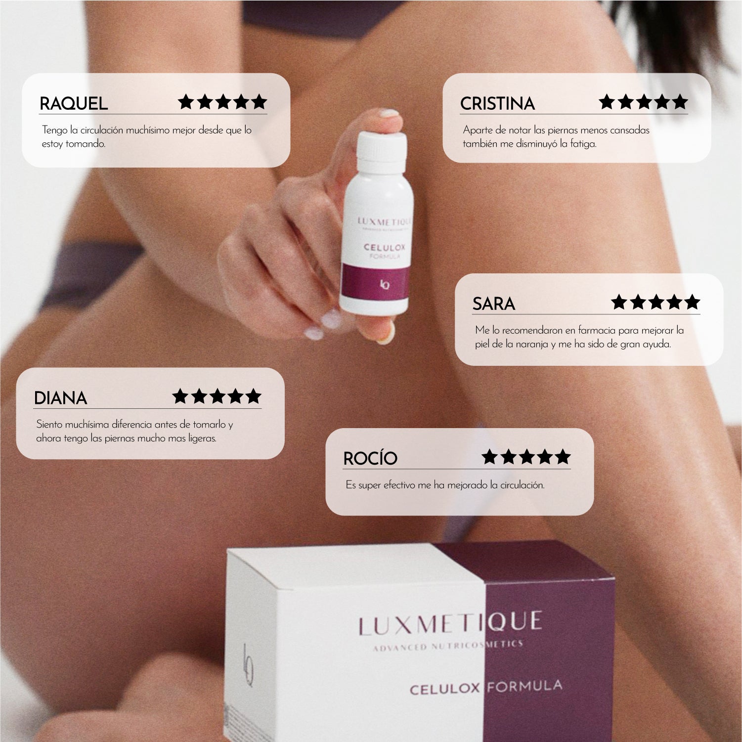 Luxmetique Fórmula Celulox 15 Âmpolas 30ml - Farmácia Garcia