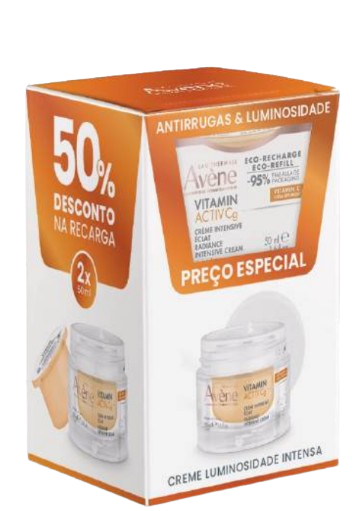 Avène Vitamin Activ CG Creme Luminosidade Intensa 50ml + Recarga - Farmácia Garcia