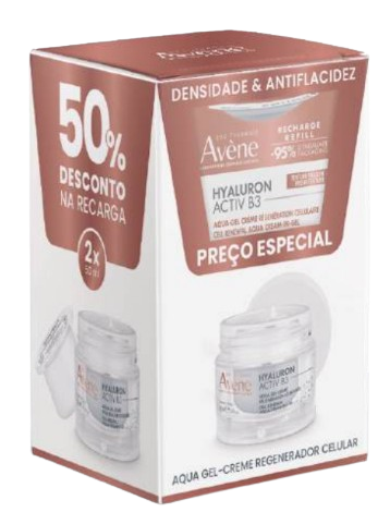 Avène Hyaluron Activ B3 Aqua Gel-Creme Regenerador 50ml + Recarga - Farmácia Garcia