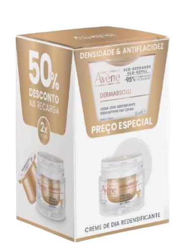 Avène DermAbsolu Creme de Dia Redensificante 50ml + Recarga - Farmácia Garcia
