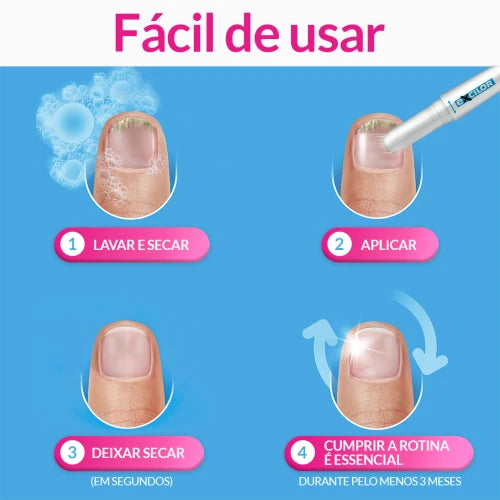 Excilor Easy Caneta Fungica Unhas 4ml - Farmácia Garcia