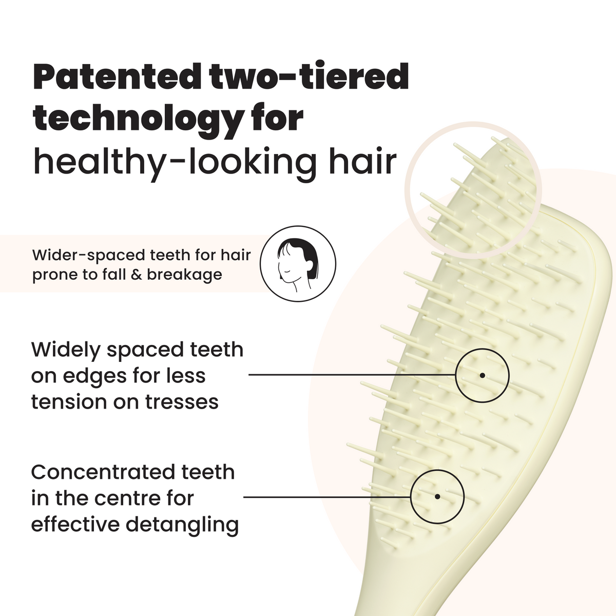 Tangle Teezer Escova Detangling Extra Gentle Chamomile