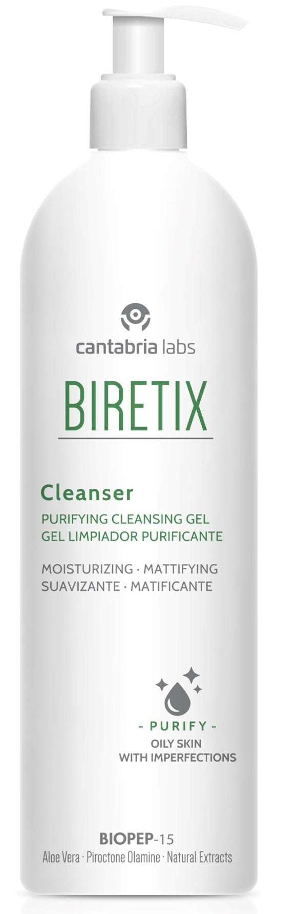 Biretix Cleanser Gel Limpeza Purificante 400ml