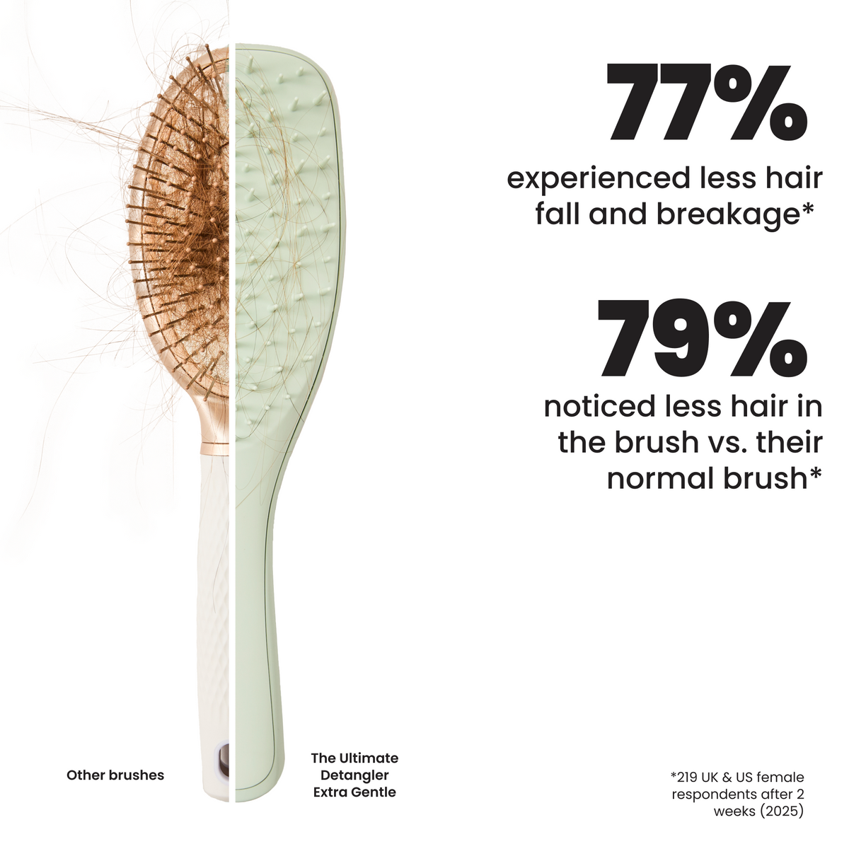 Tangle Teezer Escova Detangling Extra Gentle Eucalyptus - Farmácia Garcia