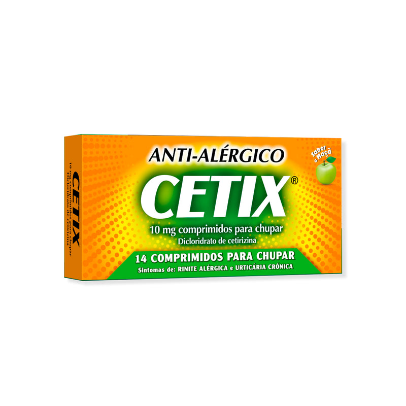 Cetix 10 mg 14 Comprimidos para Chupar - Farmácia Garcia